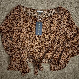 aldredine Leopard Print Women's Top